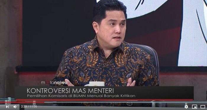 Erick Thohir Akui Terima Titipan Partai Seperti Arif Budimanta Dari PDIP