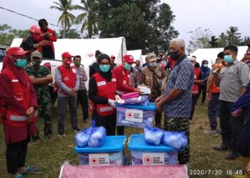 PMI Luwu Utara Launching Penggunaan Shelter Camp Therpadu