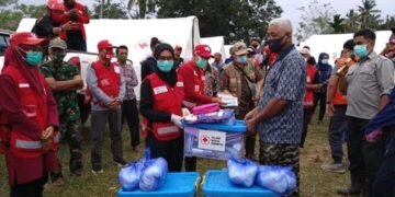 PMI Luwu Utara Launching Penggunaan Shelter Camp Therpadu