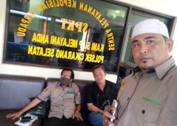 LSM BERKORDINASI Dampingi Korban Penipuan Lapor ke Polisi