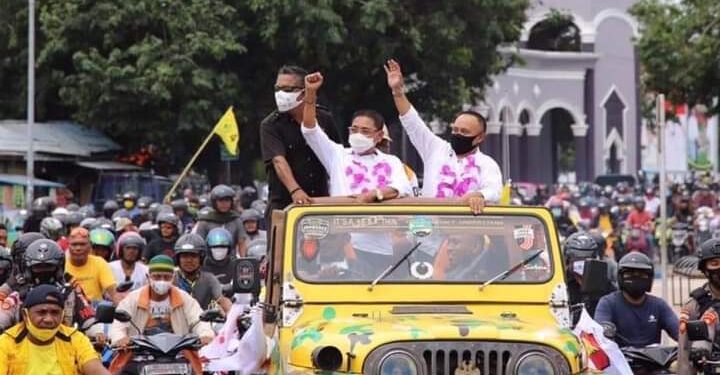Petugas Parking Attendant Angkasa Pura Supports Tagih Belasan Juta Biaya Parkir Kendaraan Rombongan Balon Walikota Ternate