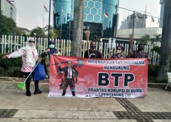 Dukung BTP dan Erick Thohir, AHOK Indonesia Bawa Sapu ke Gedung BUMN