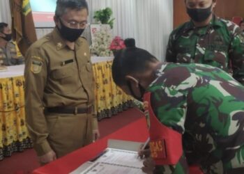 TMMD Ke-109 TA 2020 Puncak Jaya Resmi Dibuka Dandim 1714/PJ