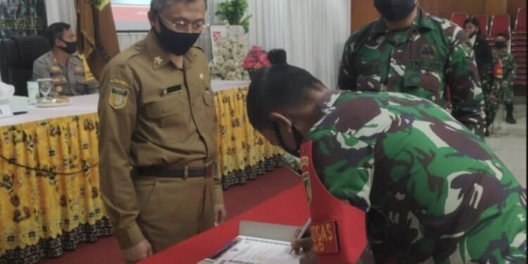 TMMD Ke-109 TA 2020 Puncak Jaya Resmi Dibuka Dandim 1714/PJ