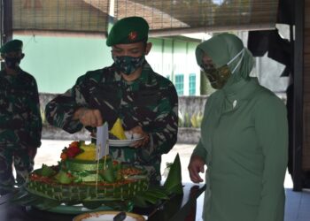 Kodim 1509/Labuha Peringati HUT TNI Ke-75
