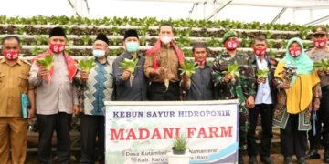 Bupati Hadiri Peresmian Desa Kutambelin Menjadi Pilot Project Menuju Desa Madani