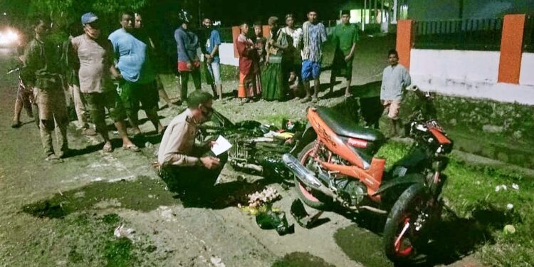 Dua Sepeda Motor Tabrakan di Kalukku, Satu Meninggal Dunia