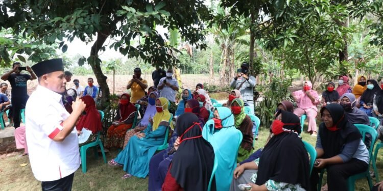 Nanang Ermanto Kampanye Tatap Muka di Kecamatan Katibung