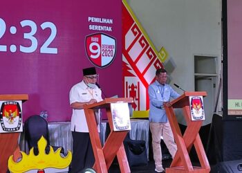 Debat Pilkada, Nanang-Pandu Nomor Satu Klaim Telah Naikkan Gaji Honorer Dan THL di Lamsel