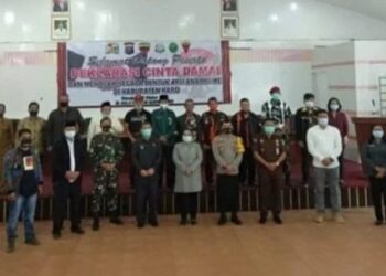 Kompak Sukseskan Pilkada 2020, Pemkab Karo Gelar Deklarasi Damai