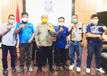 Kapolres Terima Panitia Konferensi PWI III Simalungun