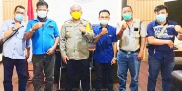 Kapolres Terima Panitia Konferensi PWI III Simalungun