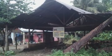 Warga Desa Namodindang Berneh Kabupaten Karo Berharap Jambur Mereka Diperbaiki