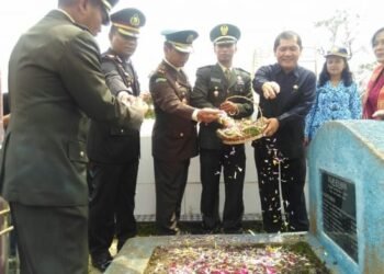 Peringatan Hari Pahlawan 2020 Diperingati di Makam Pahlawan Nasional Kiras Bangun