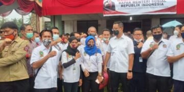 Menteri Sosial Monitor Penyaluran Bansos di Kabupaten Simalungun