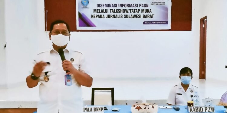 BNN Sulbar Gelar Talk Show P4GN Bersama Jurnalis