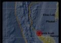 Gempa 5,3 Skala Righter Guncang Banda Aceh Sekitarnya