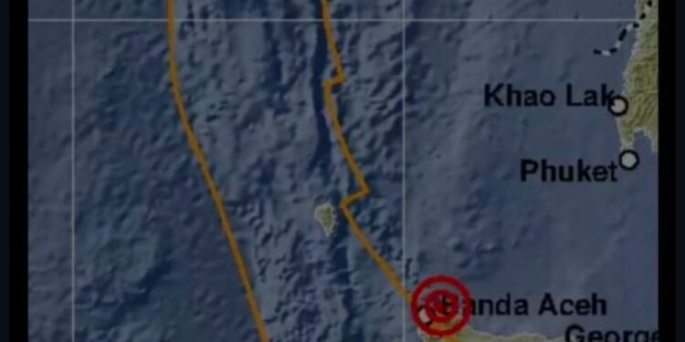 Gempa 5,3 Skala Righter Guncang Banda Aceh Sekitarnya