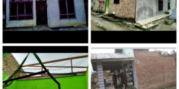 Angin Puting Beliung Porak Porandakan Rumah Warga
