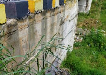 Pemkab Karo Perbaiki Jembatan Merah Putih Yang Amblas Akibat Longsor