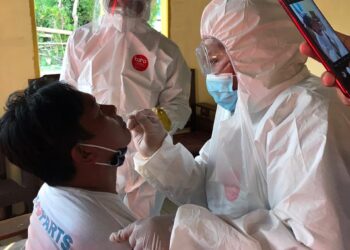 Sebelas Keluarga Korban Diduga Terpapar Covid-19 Di Test Swab Dan Diisolasi Mandiri