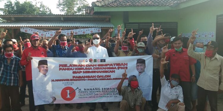 Cawabup Nomor Satu Pandu Kesuma Dewangsa Kampanye di Kecamatan Penengahan
