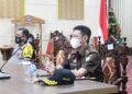 Forkopimda Sulut Ikuti Rapat Koordinasi Analisa dan Evaluasi Pelaksanaan Kampanye Pilkada Serentak Tahun 2020
