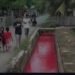 Air Sungai di Pidie Mendadak Berwarna Merah, Ini Penyebabnya