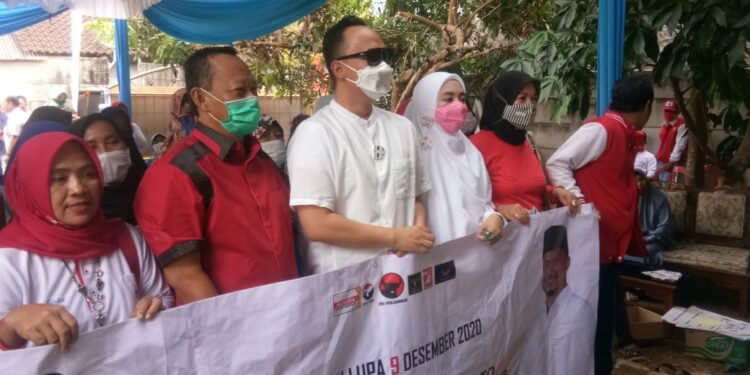 Cawabup Pandu Kusuma Dewangsa Kampanye Pada Enam Titik di Kecamatan Natar