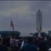 Milad GAM, Massa Kibarkan Bendera Bintang Bulan di Mesjid Raya Baiturrahman Banda Aceh