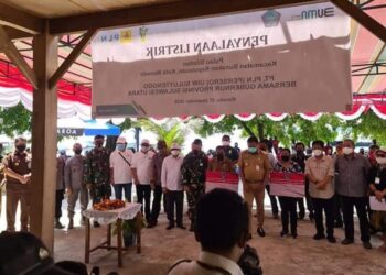 Asintel Kejati Sulut Hadir Peresmian PLTD Pulau Siladen