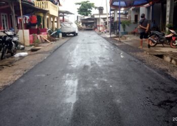 Jalan Desa di Aspal Hotmix, Warga Ucapkan Terima Kasih Kepada Bupati Nanang Ermanto