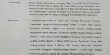 Sah, KPU Tetapkan Paslon Nomor Satu Nanang-Pandu Sebagai Pemenang Bupati dan Wakil Bupati Lampung Selatan