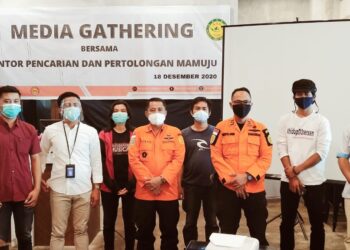 Kepala Basarnas Mamuju Adakan Coffee Morning Bersama Media