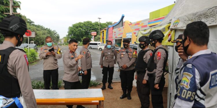 Wakapolda Banten Tinjau Pos Pam Res Area Dalam Rangka Pam Nataru