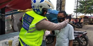 Disiplinkan Prokes Ditengah Masyarakat, Ditlantas Terus Patroli Proke