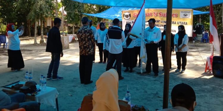Pengurus Korcam AUMKM Kecamatan Bandar Huluan Dikukuhkan