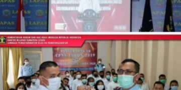 Terapkan Prokes Covid-19 Secara Virtual, 39 CPNS Kemenkumham Lapas Kelas II A Pematang Siantar Terima SK