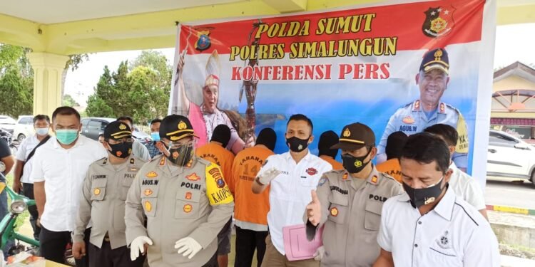 Polres Simalungun Tetapkan Enam Tersangka Pembunuhan di Komplek Cendana PT Bridgeston