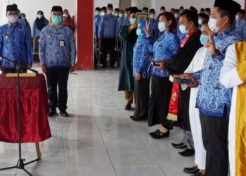Ambil Sumpah 346 PNS. Nanang: “Jangan Gadai SK Untuk Beli Mobil”