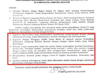 Bupati Nanang Ermanto Tunda Rencana KBM Secara Tatap Muka