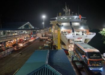 Data ASDP Penumpang dan Kendaraan Mengalami Penurunan Signifikan Pada Nataru 2021