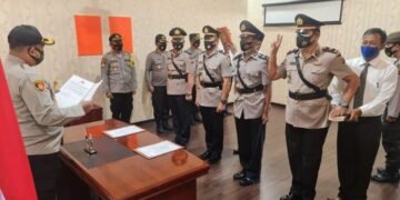 Kapolres Simalungun Pimpin Sertijab Kasat Sabhara dan Kapolsek Tiga Balata