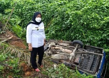 Dipenuhi Lubang, Jalinsum Siantar-Perdagangan Kerap Menelan Korban