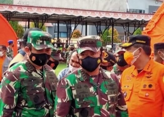 Panglima TNI Tinjau Langsung Korban Gempa di Mamuju Sulbar