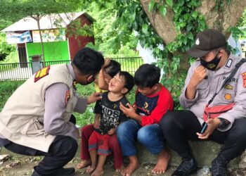 Tim Trauma Healing Polda Sulbar Pulihkan Trauma Para Korban Gempa