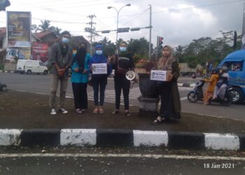 HMI Kota Salatiga Gelar Aksi Peduli Bencana Kalsel dan Mamuju