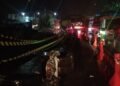 Diguyur Hujan Deras, Badan Jalan Alternatif Desa Tiang Layar Longsor