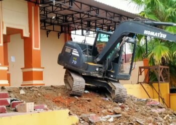Rusak Parah Akibat Gempa, GTM Jemaat Bukit Zaitun Mamuju Dibongkar