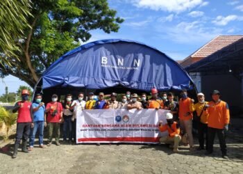 Wah, Di Tenda Darurat BNNP Sulbar Layani Urusan Masyarakat